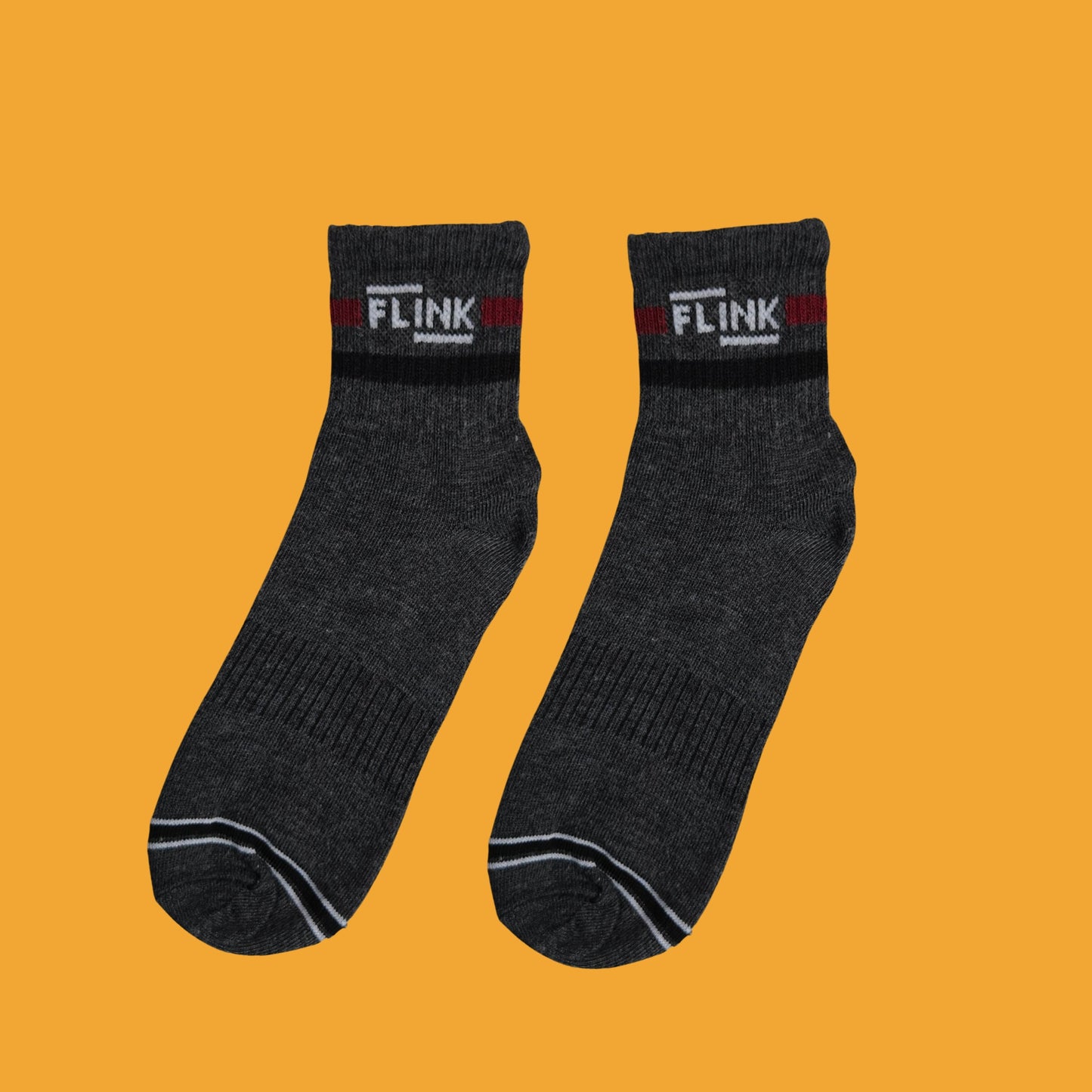 Flink black and red socks